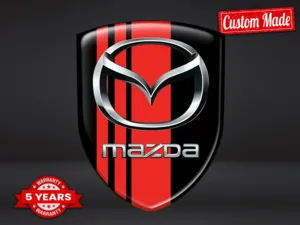 Mazda Auto Banner Aufkleber Max Robust Aktuell Pro Chic